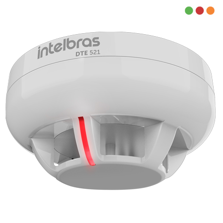 INCENDIO - Direccionable Sensor de Temp. Con BASE | DTE 521 | 2 Hilos INTELBRAS - Imagen 3