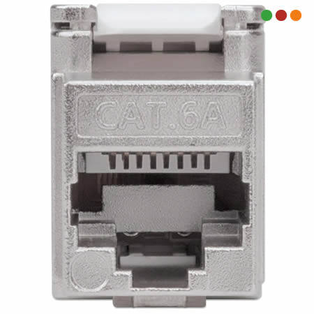 Jack RJ45 C6A - Blindaje superior y carcasa de Zinc | Intellinet - Imagen 4