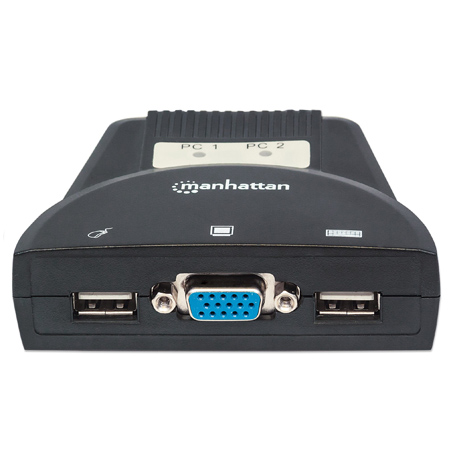 KVM para 2 PC | VGA y USB | c/Audio | Manhattan - Imagen 2