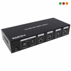 KVM para 4 PC | HDMI y USB | c/Audio | Anbyte