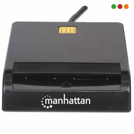 Lector de TARJETAS INTELIGENTE / Cedula de identidad / USB | MANHATTAN - Imagen 3