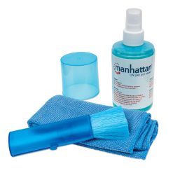 Limpia LCD 200ml "Liquido" c/ Paño y Cepillo - Manhattan