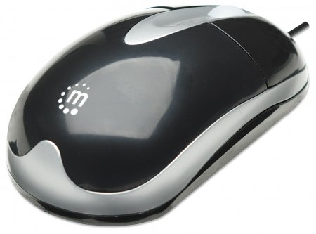 Mouse USB MH3 1000 dpi Negro BOX Manhattan