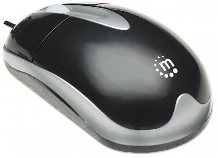 Mouse USB MH3 1000 dpi Negro BOX Manhattan - Imagen 2