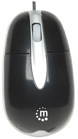 Mouse USB MH3 1000 dpi Negro BOX Manhattan - Imagen 3