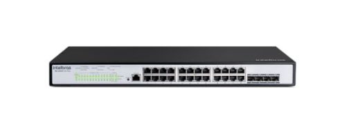 OpenBOX - Switch PoE 24p 10/100/1000 Rackeable - SG2404D PoE OpenBOX | INTELBRAS