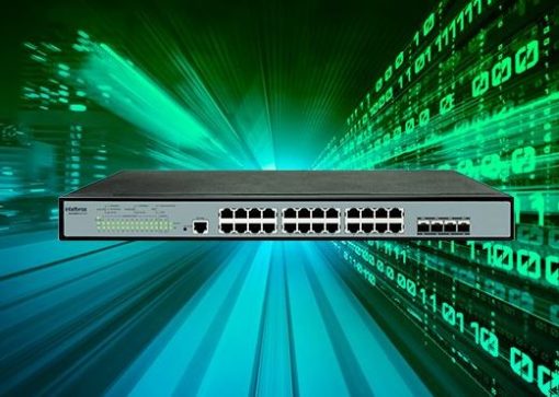 OpenBOX - Switch PoE 24p 10/100/1000 Rackeable - SG2404D PoE OpenBOX | INTELBRAS - Imagen 4