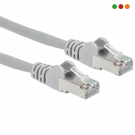 Patch Cat6A 3,0 m / 10 feet GRIS / 100% COBRE U/UTP - Intellinet - Imagen 4