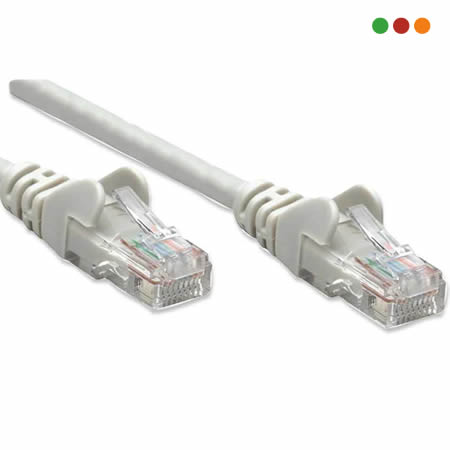 Patch Cat6 2 m / 7 feet Gris 100% COBRE - Intellinet - Imagen 2