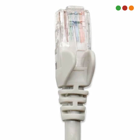 Patch Cat6 2 m / 7 feet Gris 100% COBRE - Intellinet - Imagen 3