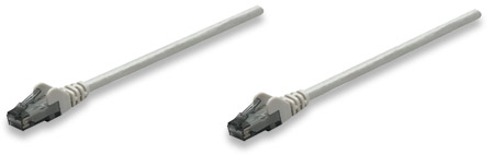 Patch Cat6 7,5 m / 25 feet Gris 100% COBRE - Intellinet