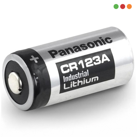 Pilas | CR 123A - BATERIA DE LITIO 3V | INDUSTRIAL (Panasonic) - INTELBRAS - Imagen 2