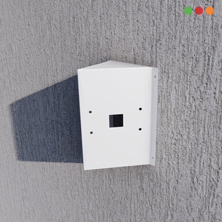 Porteria IP | Soporte 45º p/PROTECTOR de TOTEM | BLANCO | 10290 45GRA - PROTECTM - Imagen 2