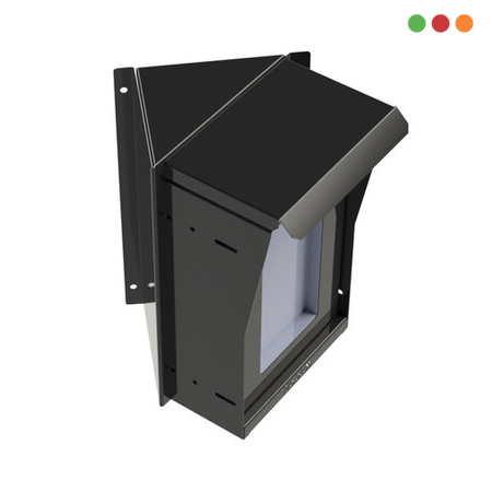 Porteria IP | Soporte 45º p/PROTECTOR de TOTEM | NEGRO | 10101 45GRA - PROTECTM - Imagen 2