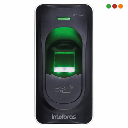 Porteria | Cont. de Acceso Lector RS 485 BIO-RFID LE 311E / MF 13,56 -INTELBRAS