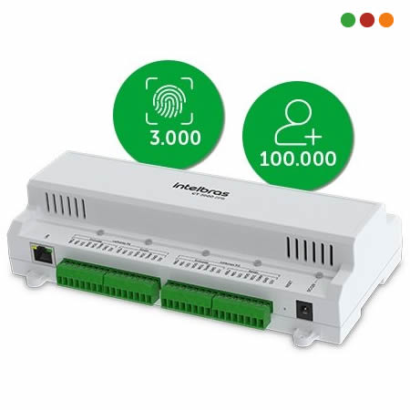 Porteria | Controladora de Acceso p/ 2 Puertas CT3000 2PB | RFID-BIO | Intelbras - Imagen 4