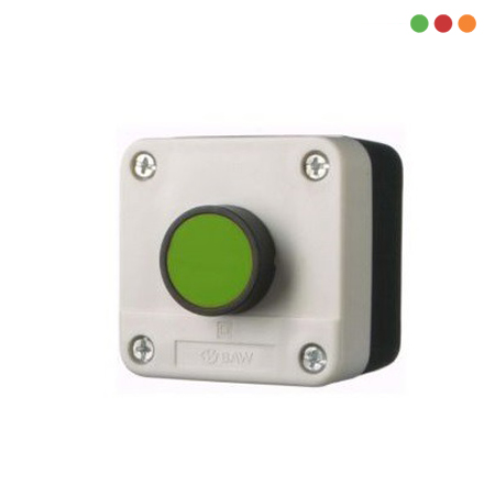 Porteria | Pulsador / Boton Rasante con Caja IP65 / NA / Steck