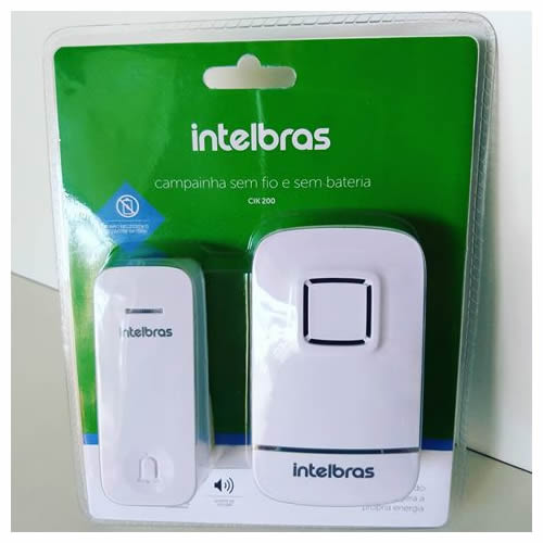 Porteria | Timbre inalambrico a dinamo CIK 200 - INTELBRAS - Imagen 4