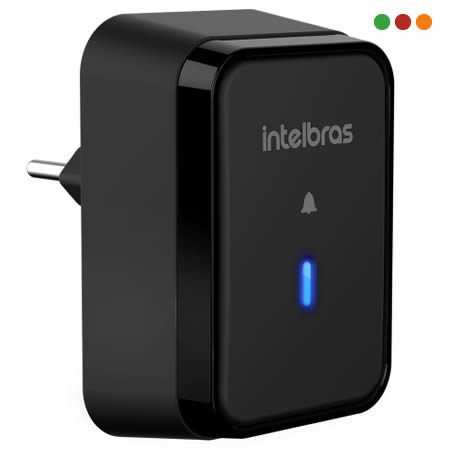 Porteria | Timbre inalambrico c/bateria CIB 101 NEGRO - INTELBRAS - Imagen 2
