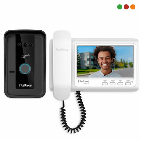 Porteria | Video Portero IVR 7 ID / Pantalla 7" / RFID / 2 cam | Intelbras