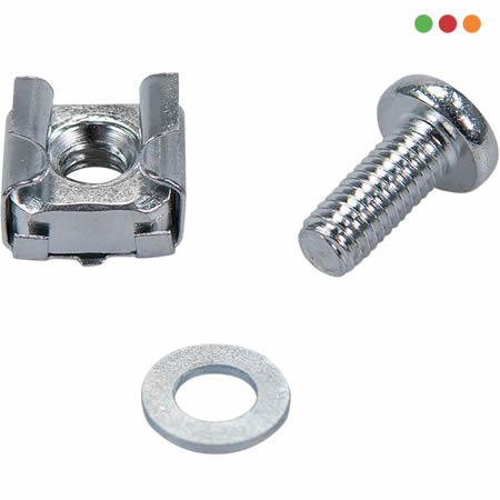 Racks - KIT de Tornillos + tuerca + cazoleta x 100 Unidades KPP - INTELBRAS