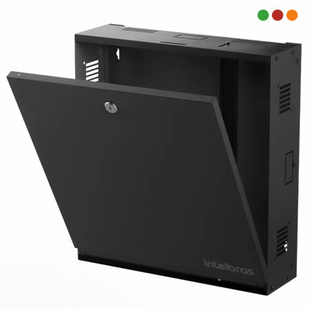 Racks - Metálico P/ CCTV - L. 38 x A. 41 x P. 11 cm | 4038B BLANCO - INTELBRAS - Imagen 4