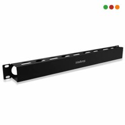 Racks - Organizador Cables 1U / 4 cm / METALICO | OCH1U 40 - INTELBRAS