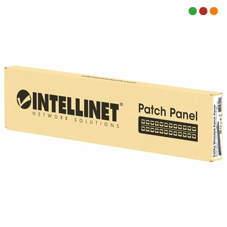 Racks - Patchera 24 P. 1U Cat 6A - Intellinet - Imagen 3