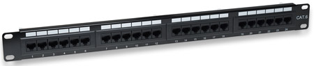 Racks - Patchera 24 P. 1U Cat 6 Intellinet - Imagen 2