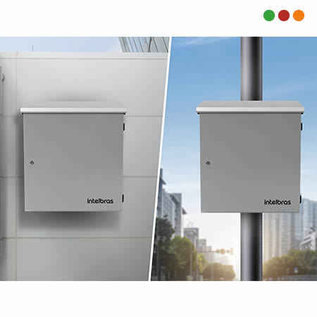 Racks - Rack de Exterior 12U | L.60 x A.61 x P.47 / IP44 / RO 1247 - INTELBRAS - Imagen 4