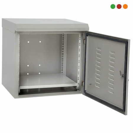 Racks - Rack de Exterior 12U | Prof.: 37cm | 1 x Band. | Blanco | 6038 -PROTECTM - Imagen 2