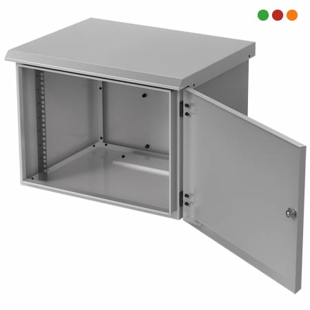 Racks - Rack de Exterior 8U | L.60 x A.43 x P.47 / IP44 / RO 847 - INTELBRAS - Imagen 3