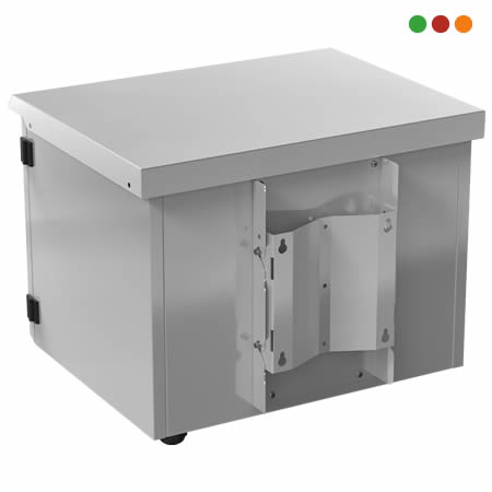 Racks - Rack de Exterior 8U | L.60 x A.43 x P.47 / IP44 / RO 847 - INTELBRAS - Imagen 4