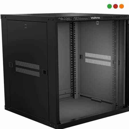 Racks - Rack de Pared 12U Mini | L.55 x A.60 x P.47 / MRD 1247 - INTELBRAS - Imagen 3