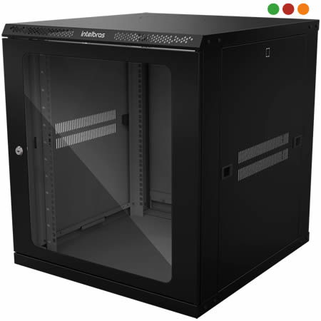 Racks - Rack de Pared 12U Mini | L.55 x A.60 x P.57 / MRD 1257 - INTELBRAS - Imagen 2