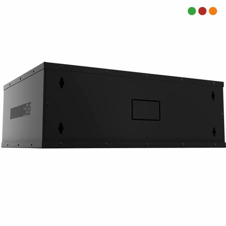 Racks - Rack de Pared 3U Mini | L.52 x A.18 x P.37 / MRM 337 ARMADO INTELBRAS - Imagen 3
