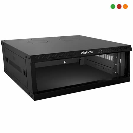 Racks - Rack de Pared 3U Mini | L.55 x A.20 x P.47 / MRD 347 - INTELBRAS - Imagen 3