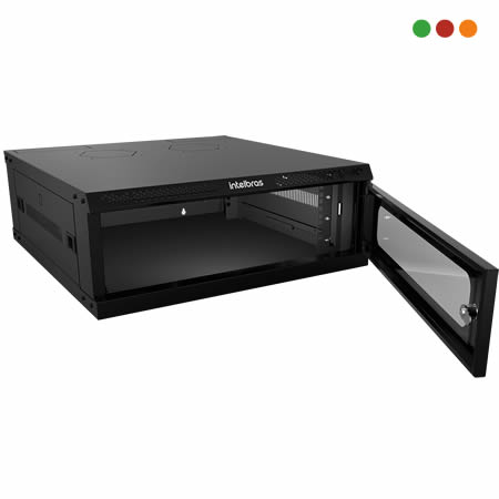 Racks - Rack de Pared 3U Mini | L.55 x A.20 x P.57 / MRD 357 - INTELBRAS - Imagen 2