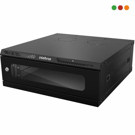 Racks - Rack de Pared 3U Mini | L.55 x A.20 x P.57 / MRD 357 - INTELBRAS - Imagen 3