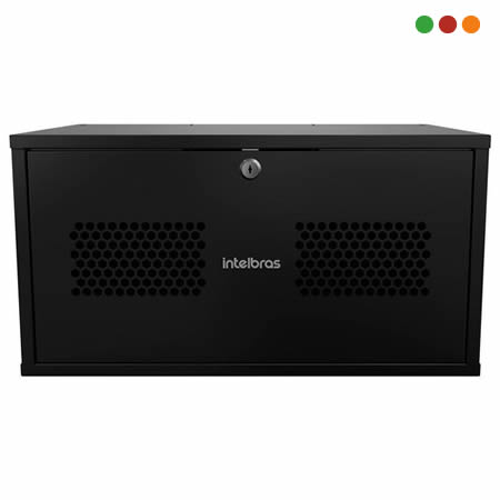 Racks - Rack de Pared 5U Mini | L.55 x A.27 x P.37 / MRM 537 ARMADO INTELBRAS - Imagen 2