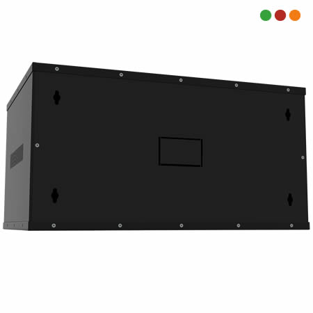 Racks - Rack de Pared 5U Mini | L.55 x A.27 x P.37 / MRM 537 ARMADO INTELBRAS - Imagen 3