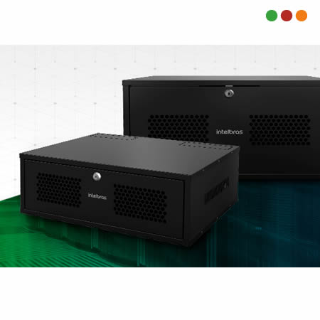Racks - Rack de Pared 5U Mini | L.55 x A.27 x P.37 / MRM 537 ARMADO INTELBRAS - Imagen 4