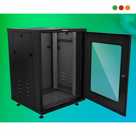 Racks - Rack de Piso 16U | L.60 x A.78 x P.57 / RPD 1657 - INTELBRAS - Imagen 2
