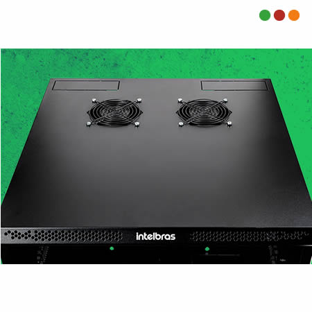 Racks - Ventiladores - Kit de 2 para RACK / Fusible 10A - KVR2V / INTELBRAS - Imagen 4