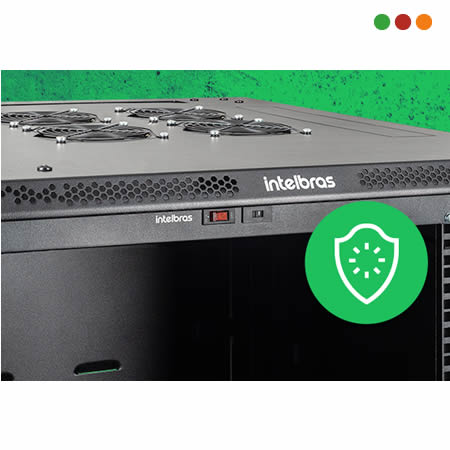 Racks - Ventiladores - Kit de 4 para RACK / Fusible 10A - KVR4V / INTELBRAS - Imagen 3