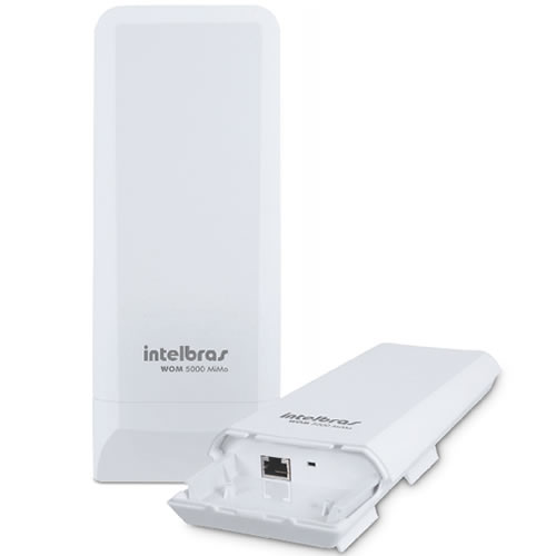 Red Inal - AP Antena - KIT WOM 5A MiMo | 5 Ghz 16 dBi | PoE | 1km | Intelbras - Imagen 2