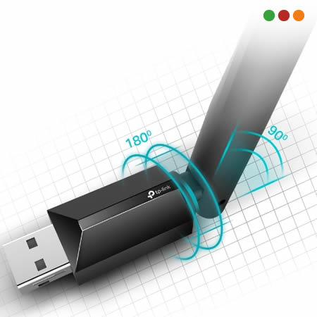Red Inal - Adap. USB 2.0 T2U Plus | 600N | Archer | TP-LINK - Imagen 3