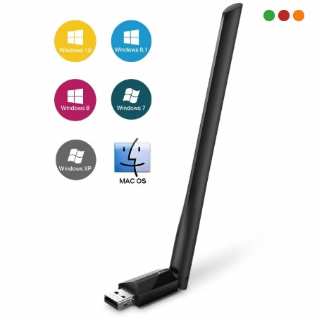 Red Inal - Adap. USB 2.0 T2U Plus | 600N | Archer | TP-LINK - Imagen 4