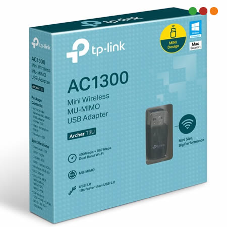 Red Inal - Adap. USB 3.0 T3U | AC1300 | Dual Band | WiFi | Archer | TP-LINK - Imagen 4
