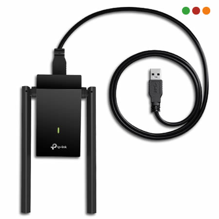 Red Inal - Adap. USB 3.0 T4U Plus | AC1300 | Dual Band | Wless Archer | TP-LINK - Imagen 3